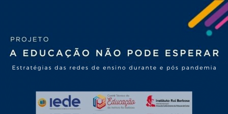 A educação não pode esperar