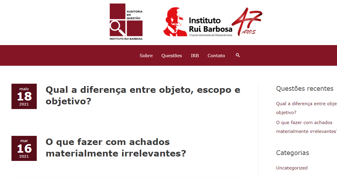 Auditoria em Questão