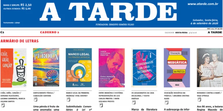 Livro sobre o Marco Legal da Primeira Infância ganha destaque no Caderno 2 de A TARDE
