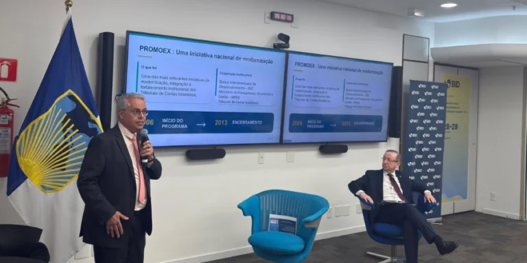 IRB e Atricon destacam importância da cooperação institucional com o BID em seminário realizado em Brasília